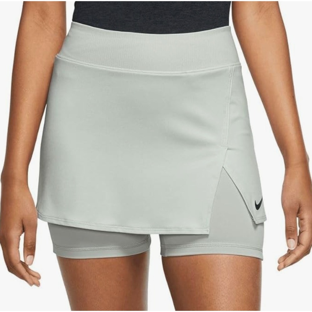 Nike Court Dri-FIT Women's Tennis Skirt Shorts Athletic Skort Light Blue‎ M